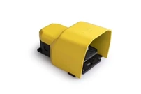 PDK Series Metal Protection 1NO+1NC Slow Action Single Yellow Plastic Foot Switch